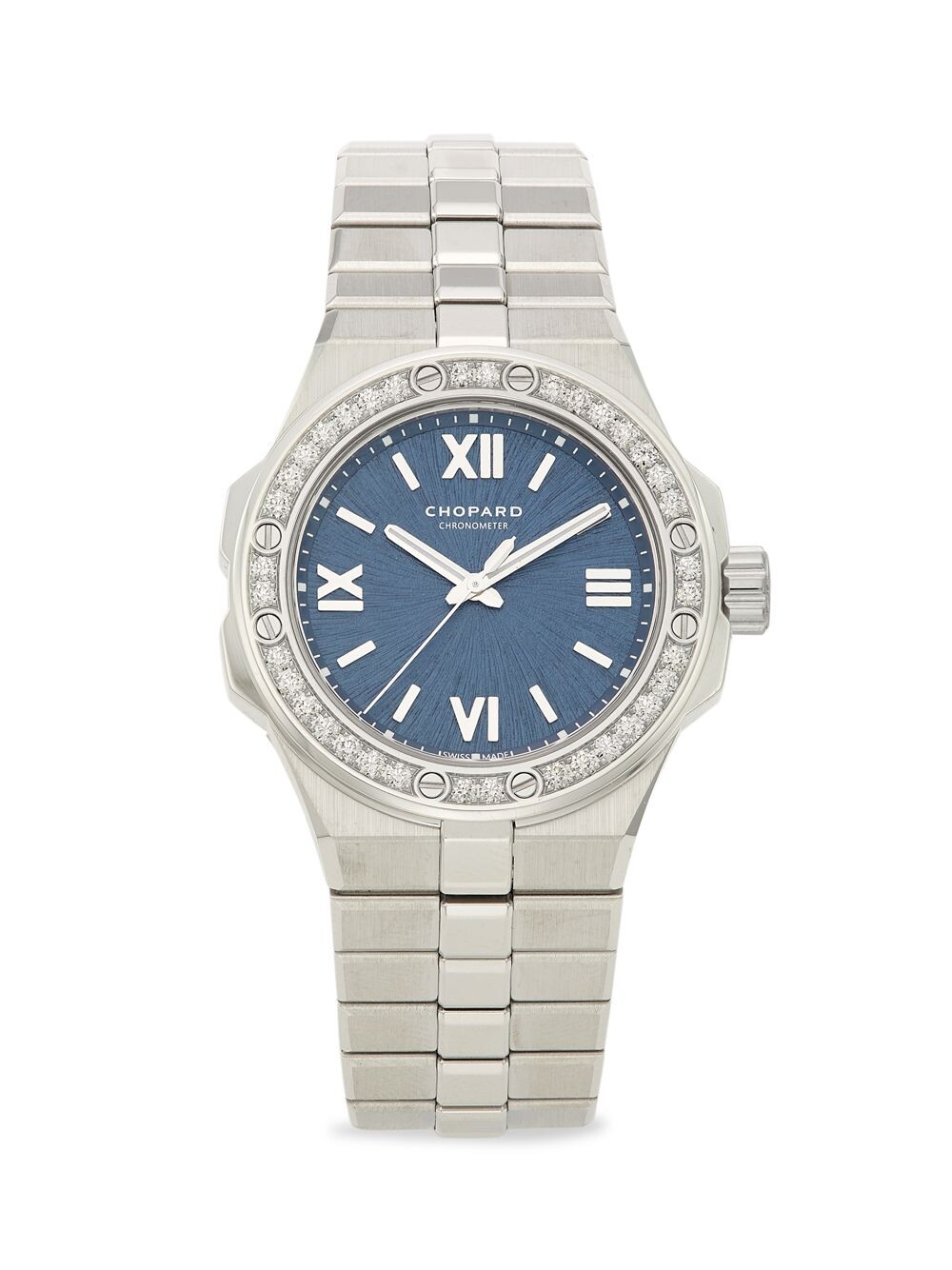 

Часы Alpine Eagle с бриллиантами и браслетом из нержавеющей стали Chopard