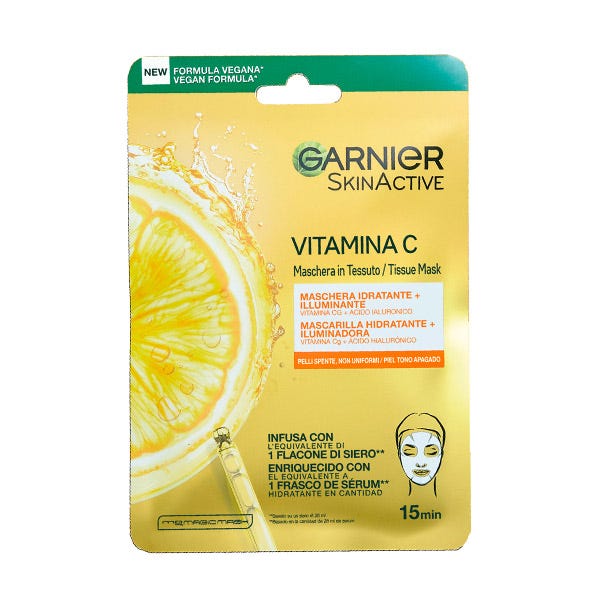 Осветляющая маска с витамином С 28 гр Garnier