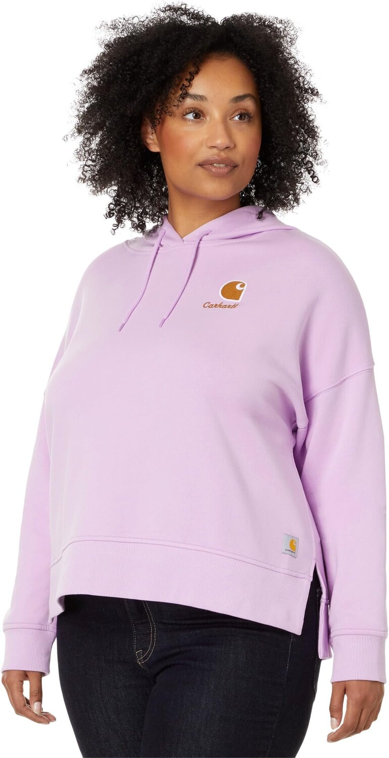 

Толстовка Carhartt French Terry Graphic Hooded Sweatshirt, цвет Violet Haze