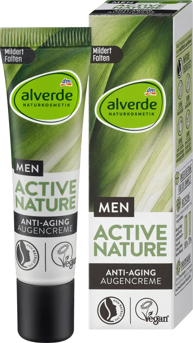 

Крем для глаз Active Nature антивозрастной 15 мл. Alverde