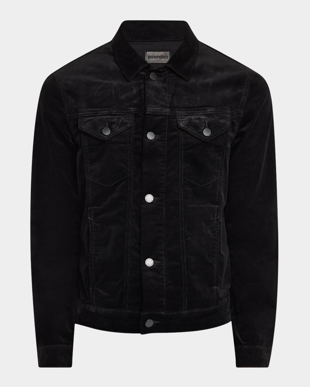

Мужская вельветовая куртка Dean Slim Trucker Monfrere, цвет Noir