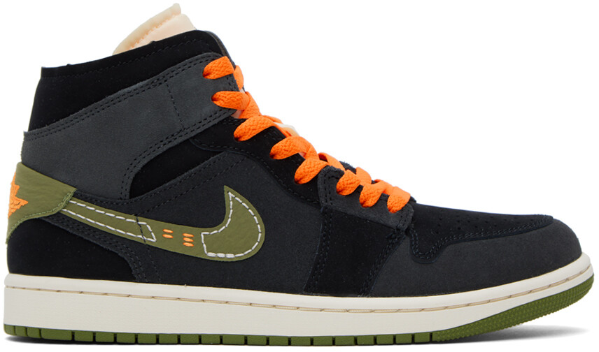 

Черные кроссовки Air Jordan 1 Mid SE Craft Nike Jordan, Черный