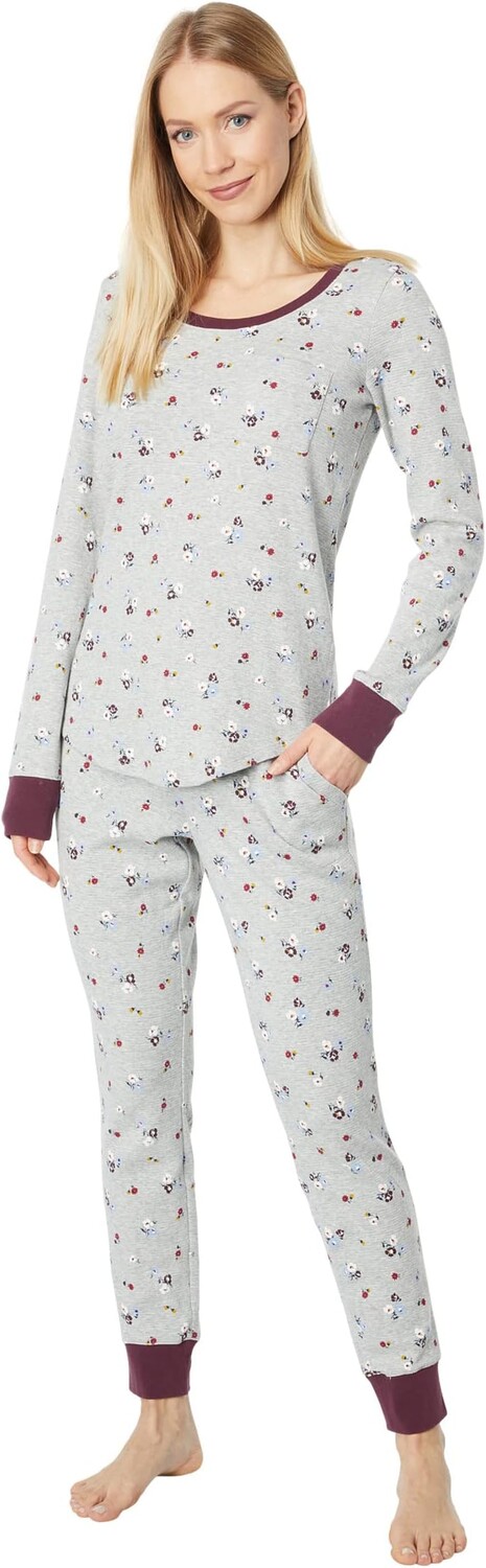 

Мини-вафельный набор для отдыха с принтом L.L.Bean, цвет Gray Heather Floral