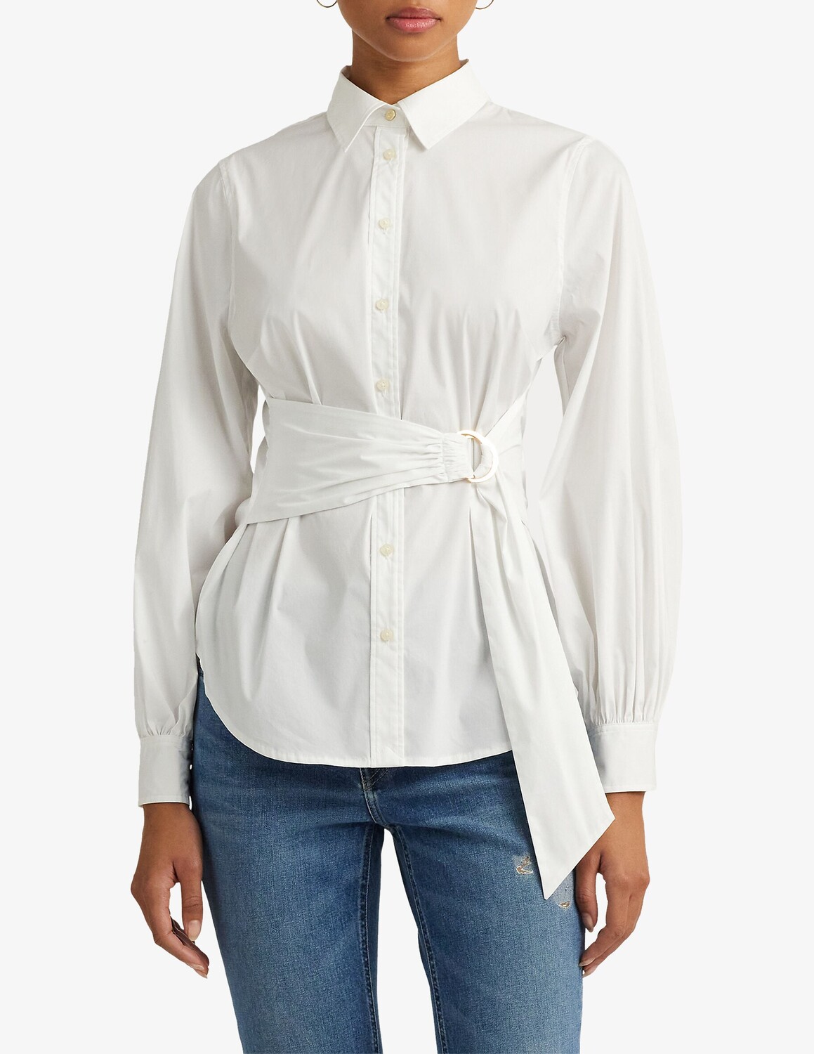 

Рубашка Sarill с длинными рукавами Lauren Ralph Lauren, белый