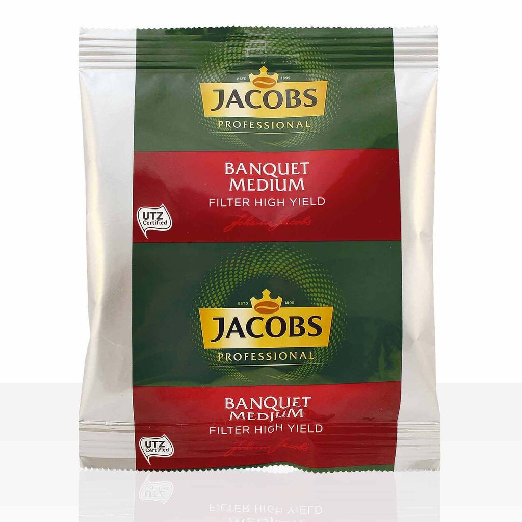

Кофе с фильтром Jacobs Banquet Medium HY - 42 x 60 г молотого кофе + 50 корзиночных фильтров, пакет услуг