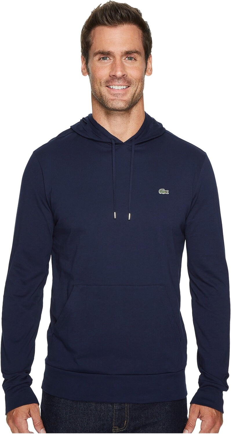 

Толстовка Jersey T-Shirt Hoodie Lacoste, темно-синий