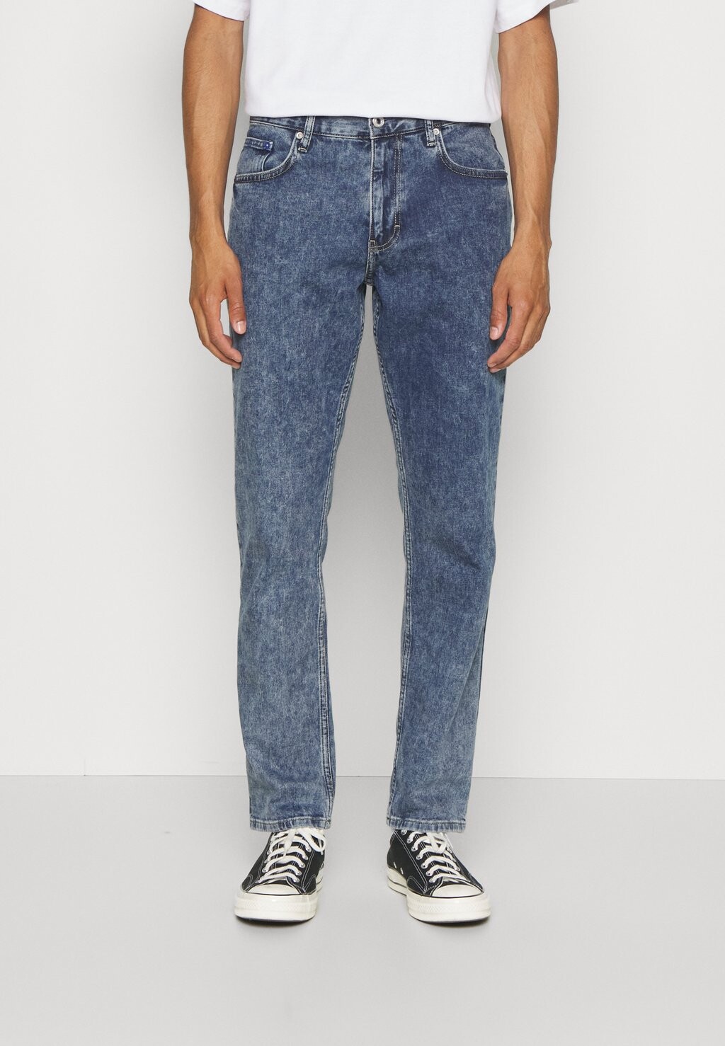 

Джинсы Tapered Fit Karl Lagerfeld, визуальный средне-синий