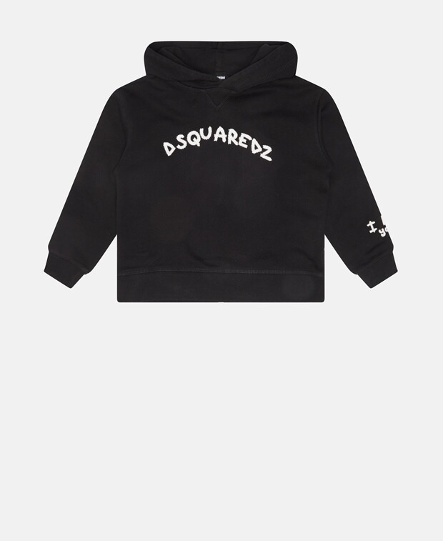

Худи с капюшоном Dsquared2, черный