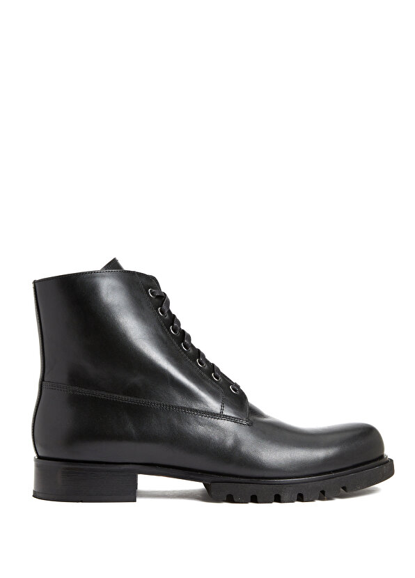 Черные мужские кожаные ботинки Academia