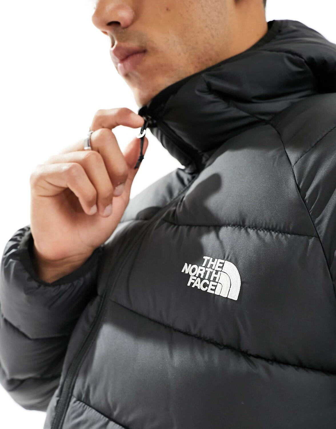

Черная синтетическая куртка-пуховик The North Face Lauerz, Черный