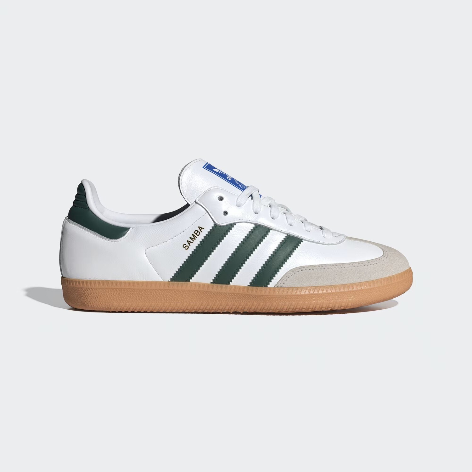 

Кроссовки Samba OG Adidas, цвет Cloud White/Collegiate Green/Gum