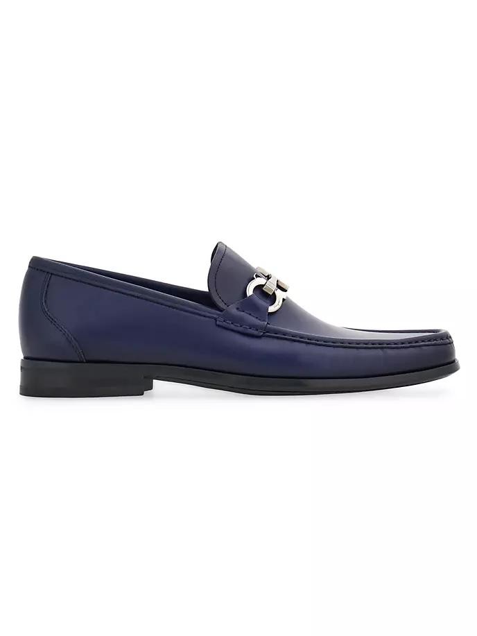 

Кожаные лоферы Grandioso2 Ferragamo, цвет midnight