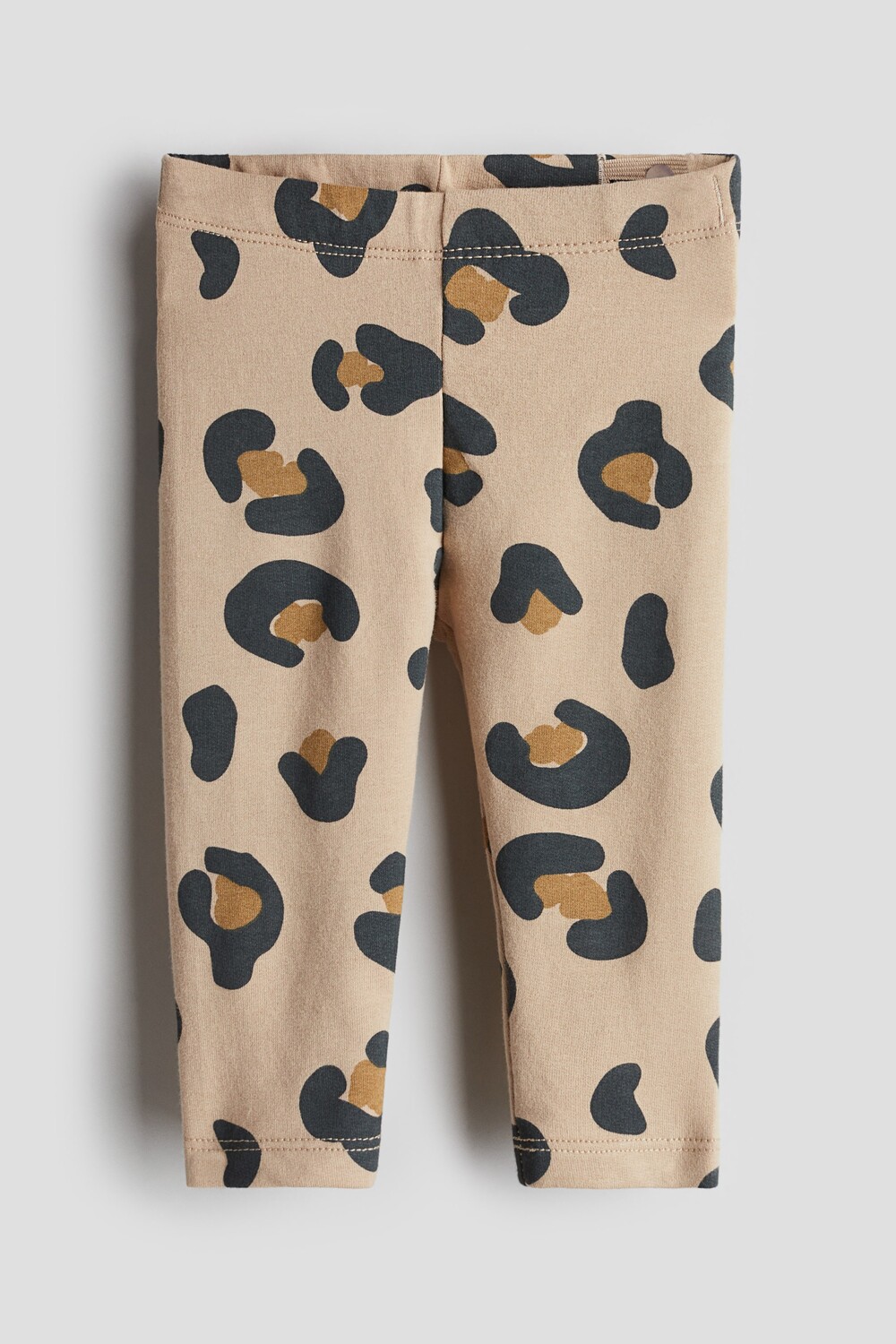 

Хлопковые леггинсы H&M, бежевый