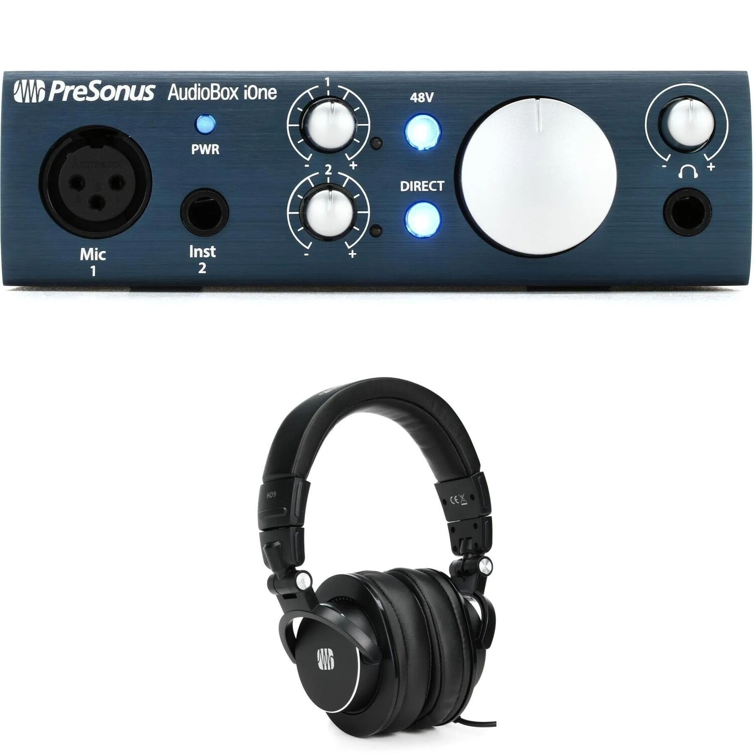 

Новый USB-аудиоинтерфейс и наушники PreSonus AudioBox iOne