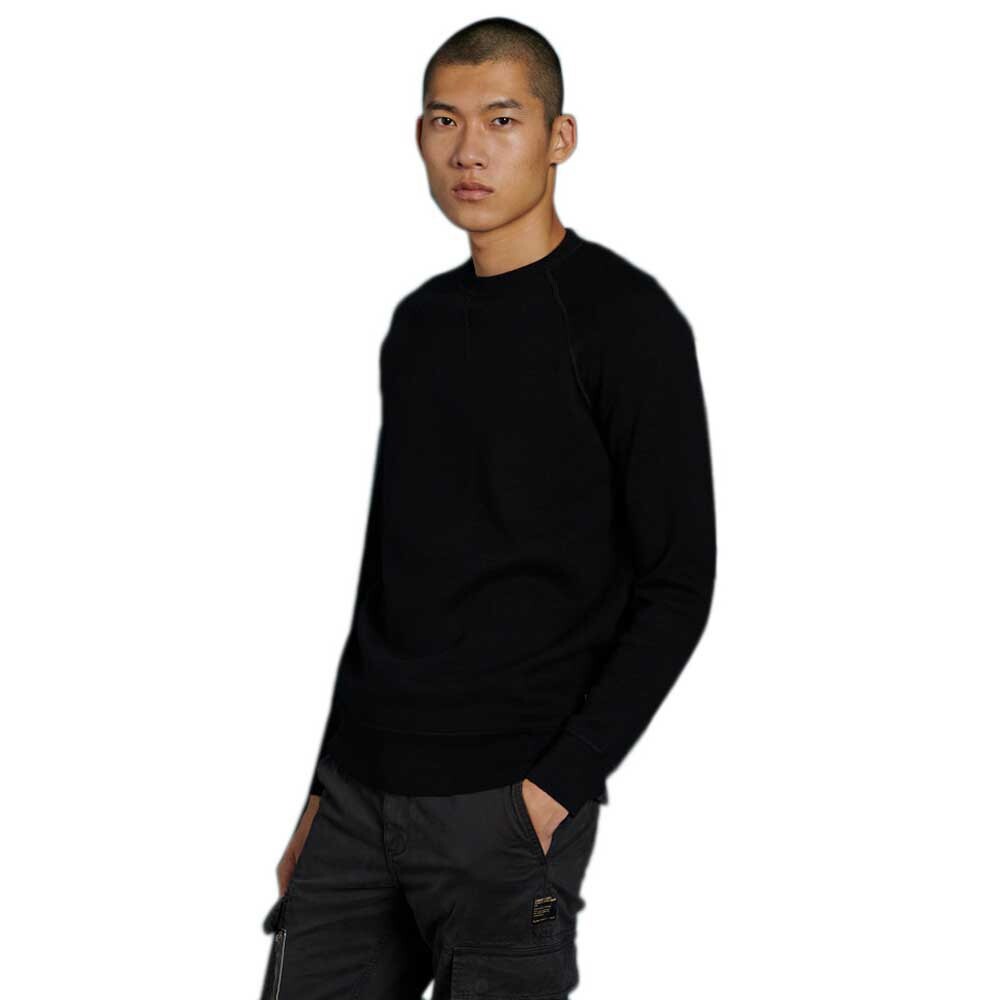 

Свитер Superdry Essential Cotton, черный