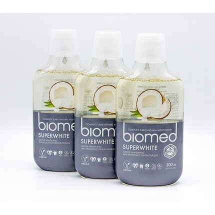 

BIOMED Superwhite отбеливающий ополаскиватель для рта для свежести дыхания 500мл