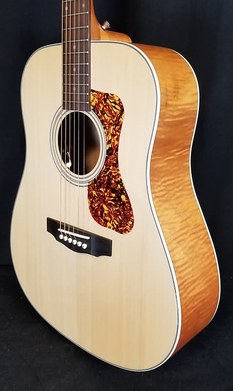 Акустическая гитара Guild D-240E Limited Flamed Mahogany Acoustic / Electric Dreadnought Guitar, Natural Satin, Solid Spruce Top 2023