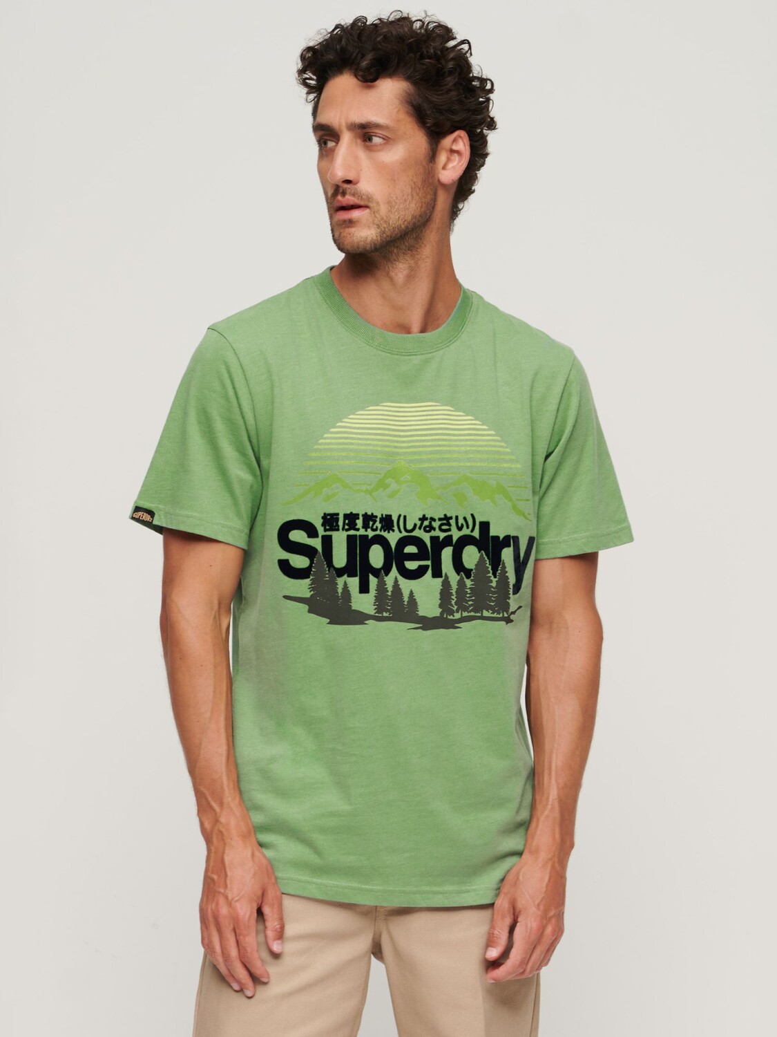 

Футболка Superdry Core Logo Great Outdoors, цвет Winter Mint Marl