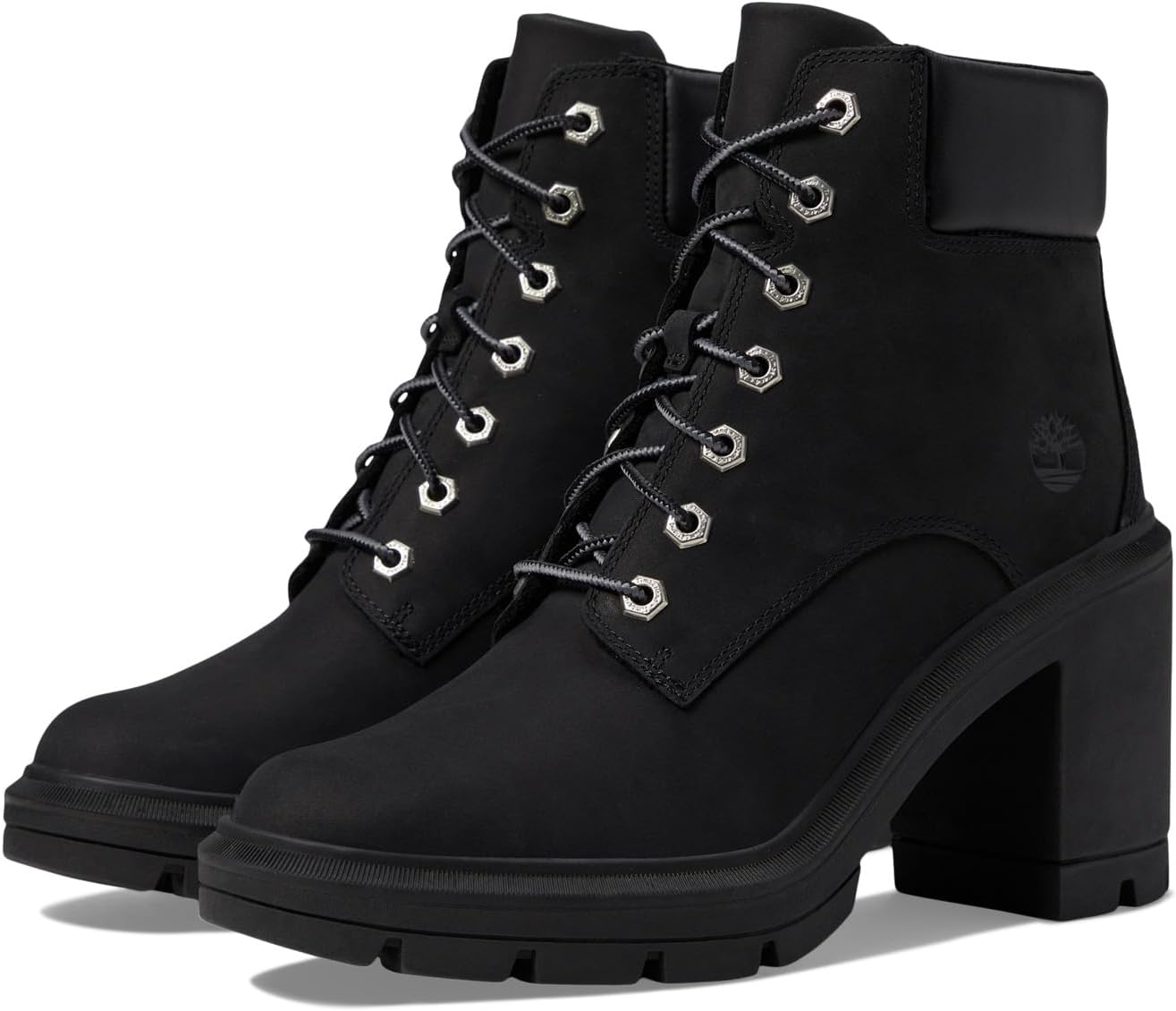 Ботинки на шнуровке Allington Heights 6 Boots Timberland, цвет Black Nubuck