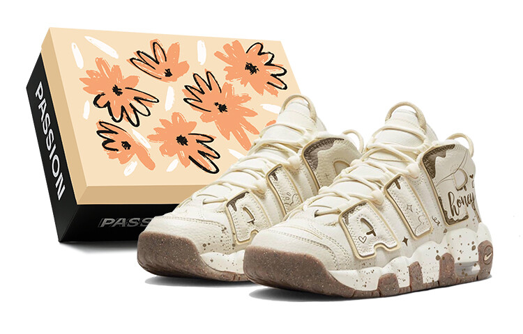 

Женские баскетбольные кроссовки Nike Air More Uptempo Vintage, Beige