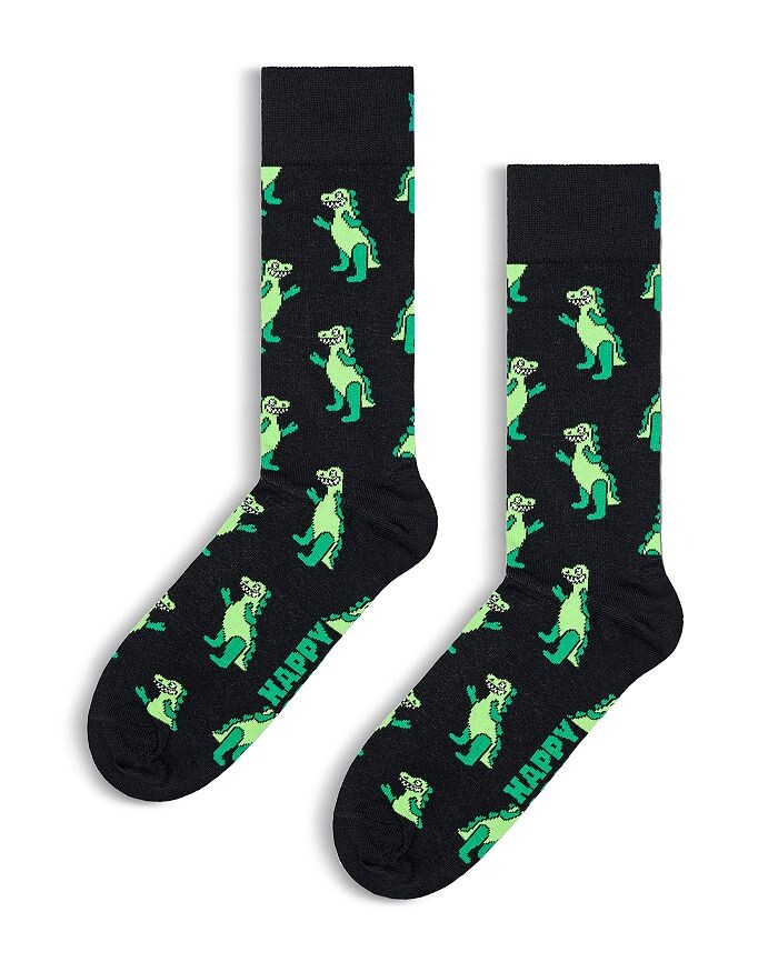 

Мужские надувные носки Happy Socks Dino, черный