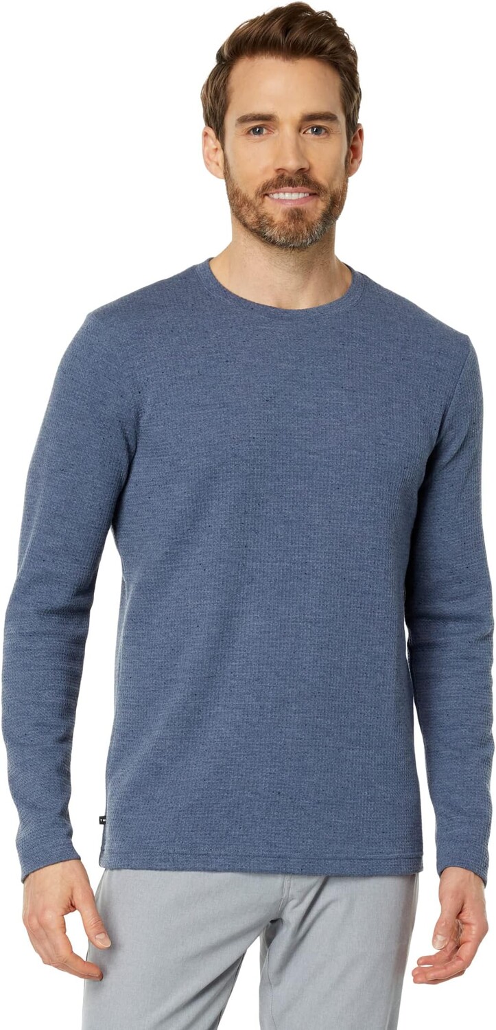 

Куртка Cloud Waffle Crew TravisMathew, цвет Vintage Indigo