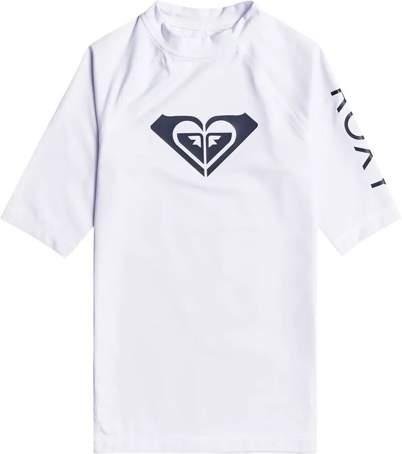 

Рашгард с короткими рукавами Roxy для девочек Whole Hearted