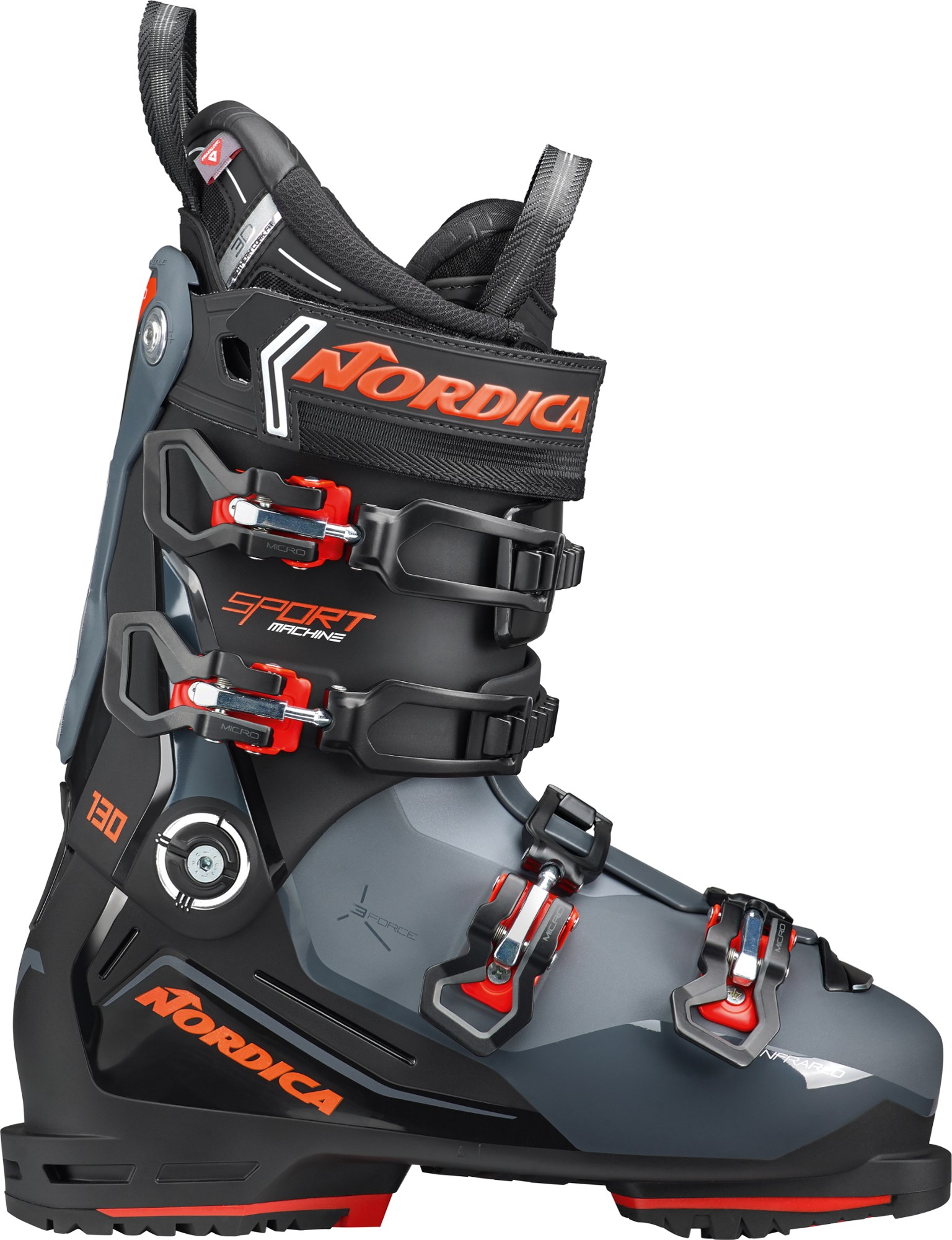 Лыжные ботинки Sportmachine 3 130 - Мужские - 2023/2024 Nordica, черный