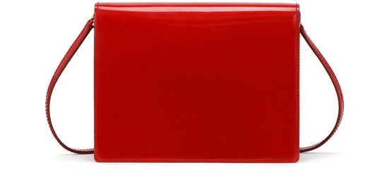 

Сумка через плечо с логотипом DG из лакированной кожи Dolce & Gabbana, красный