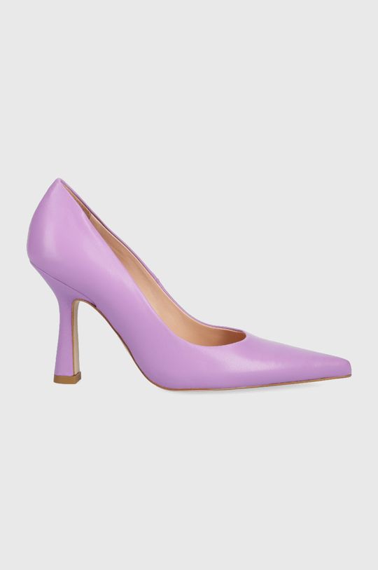 Кожаные туфли на остром каблуке Leonie Hanne Liu Jo, фиолетовый