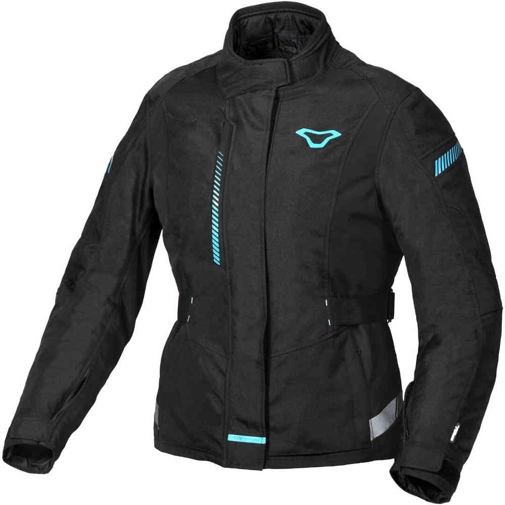 Водонепроницаемая женская мотоциклетная текстильная куртка Nivala Macna, черный/синий