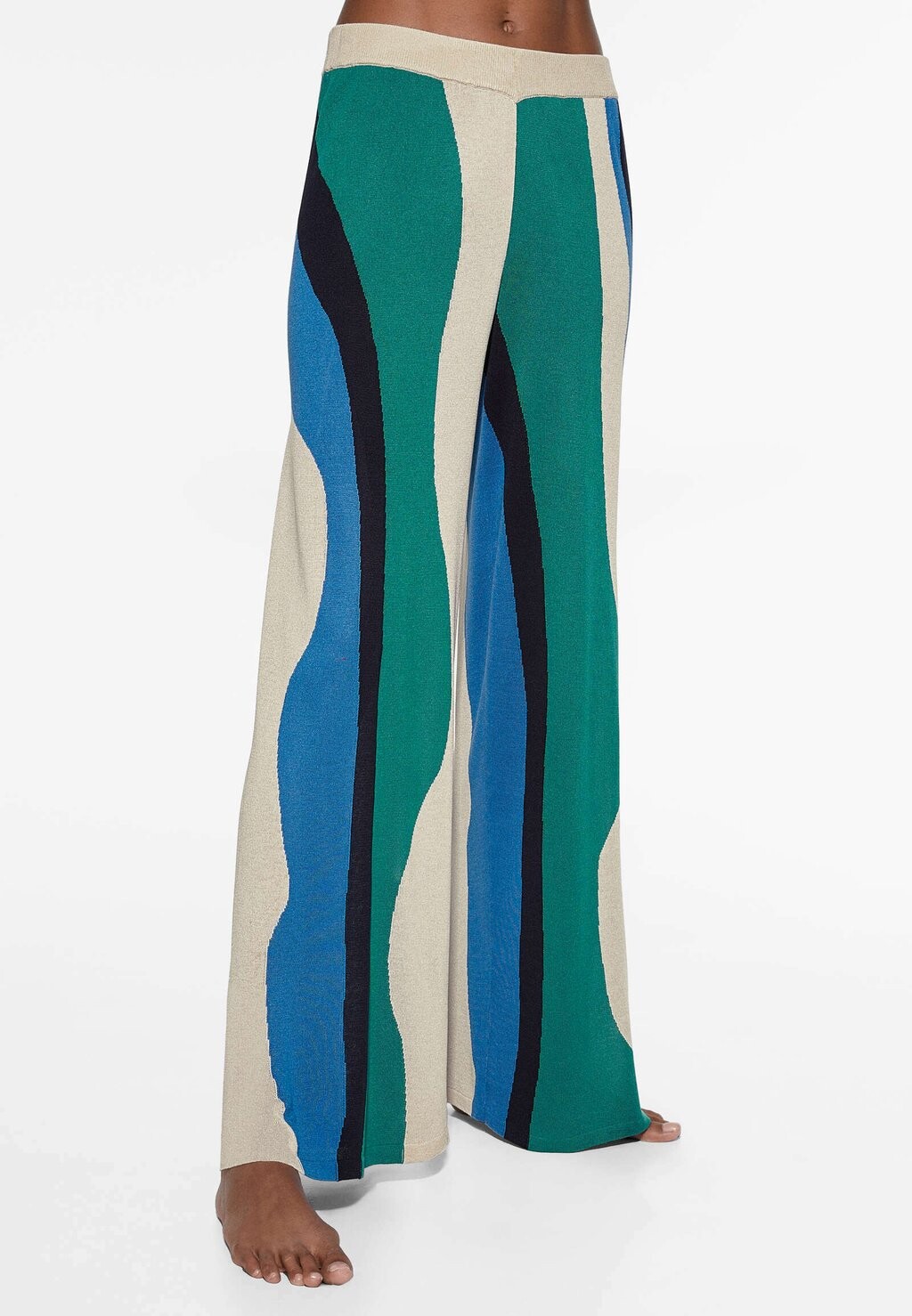 

Брюки Wave OYSHO, цвет mottled green