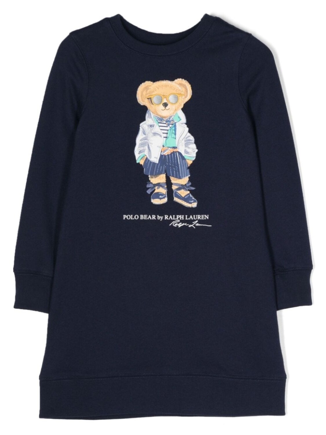 

Платье Polo Bear Ralph Lauren Kids, синий