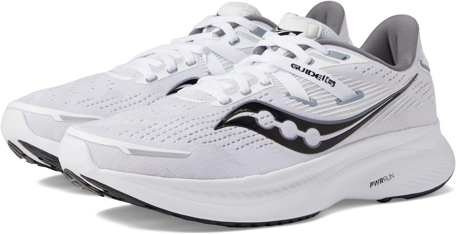 

Кроссовки Guide 16 Saucony, цвет White/Black