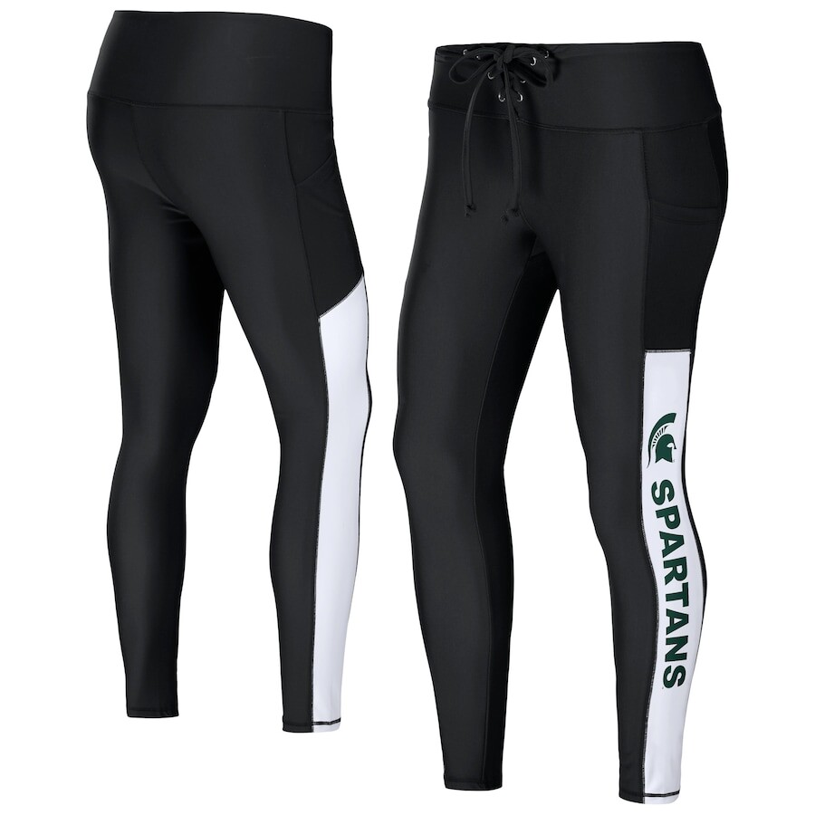 

Леггинсы WEAR by Erin Andrews Michigan State Spartans, черный