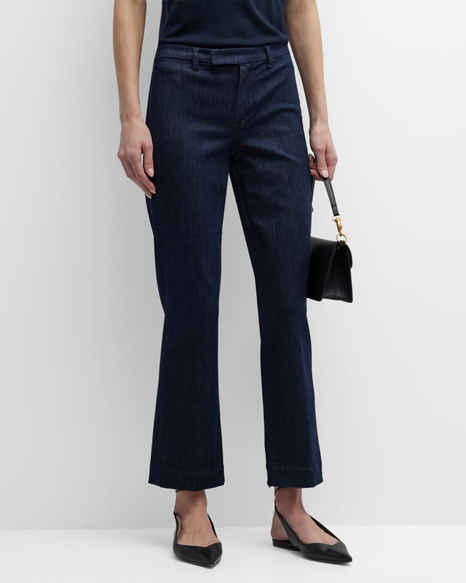 

Джинсовые брюки прямого кроя до щиколотки Denise Max Mara