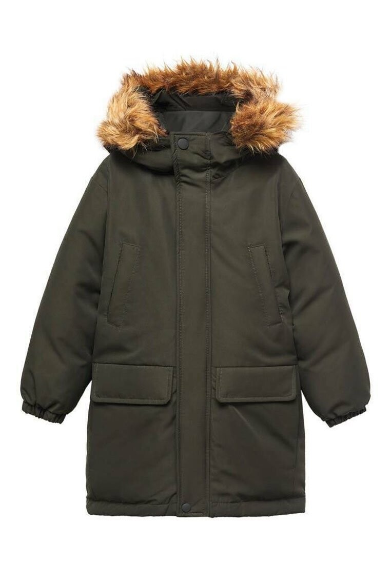 

Зимнее пальто FRAN Mango Kids, цвет khaki