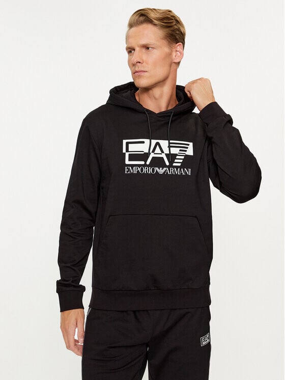 

Толстовка обычного кроя Ea7 Emporio Armani, черный