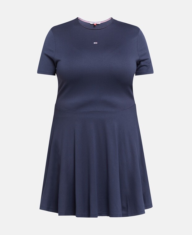 

Трикотажное платье Tommy Jeans Curve, темно-синий
