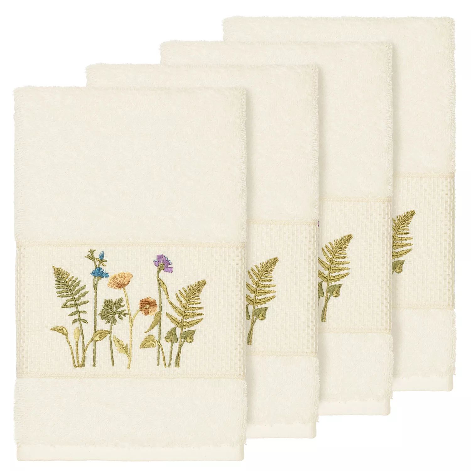 Linum Home Textiles Набор украшенных полотенец для рук Serenity