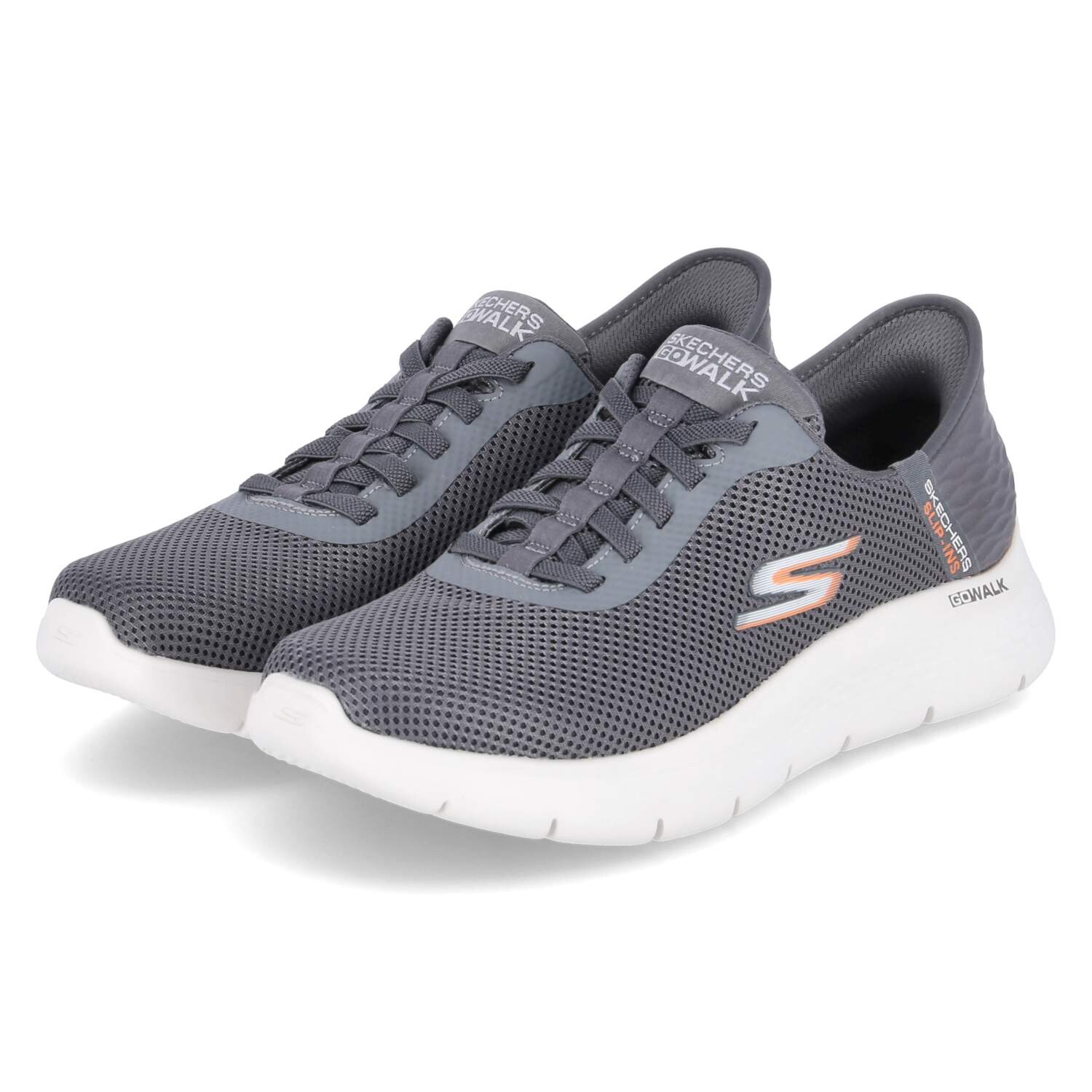 

Тапочки Skechers Slip On Sneaker HANDS UP, серый