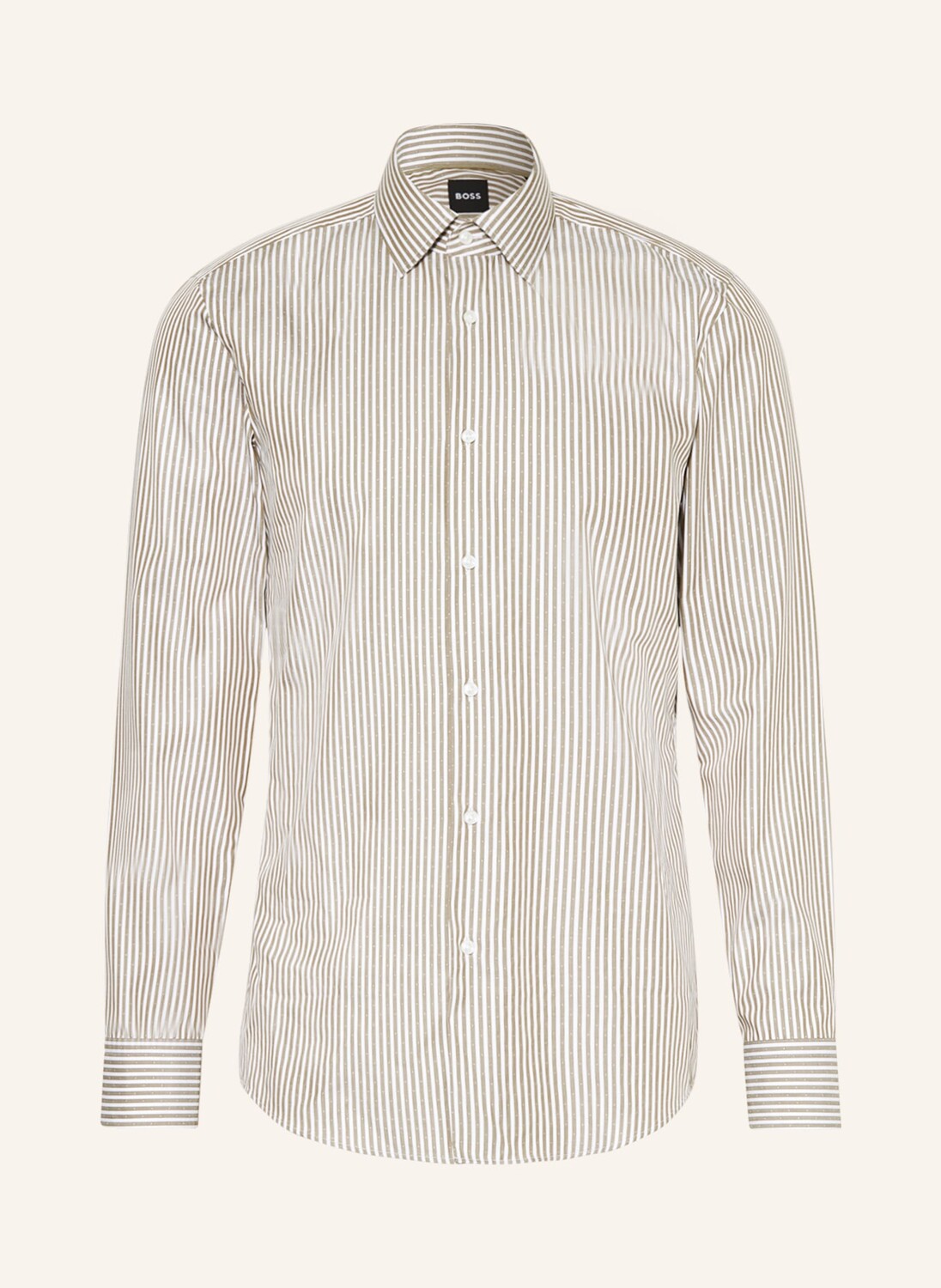 

Рубашка BOSS HANK Slim Fit, хаки
