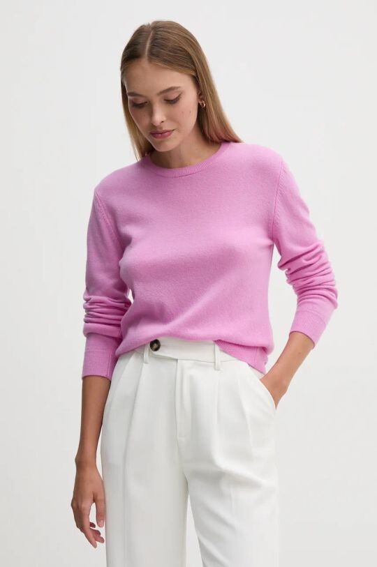 

Шерстяной свитер United Colors of Benetton, фиолетовый