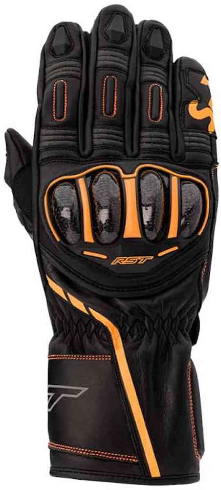 Мотоциклетные перчатки S1 RST, черный/оранжевый мотоциклетные перчатки fulcrum rst черный