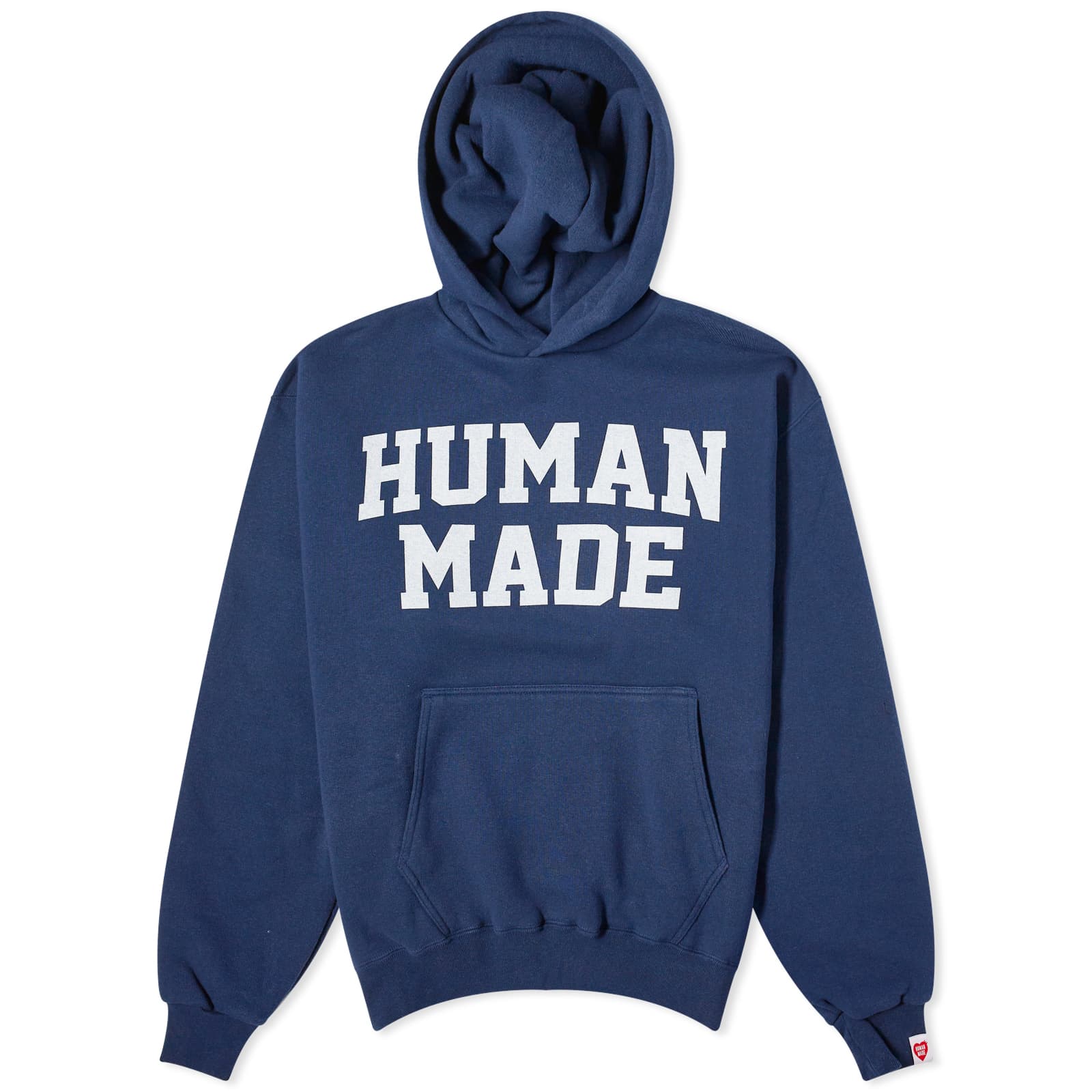 Худи Human Made Logo, темно-синий свитшот human made hem line темно синий
