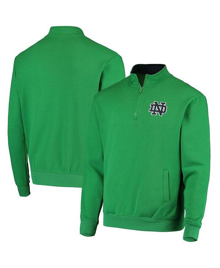

Мужская зеленая куртка с молнией на четверть и логотипом Notre Dame Fighting Irish Tortugas Colosseum, зеленый