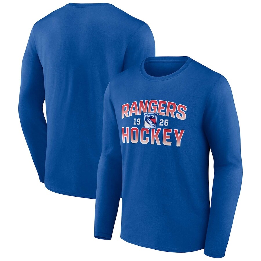 

Футболка с длинным рукавом Fanatics Branded New York Rangers, роял