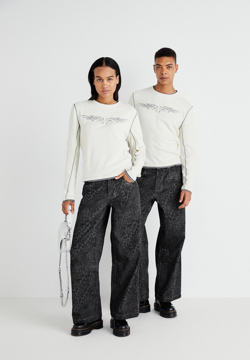 

Джинсы-бойфренды OVERDYED UNISEX Jaded London, серый