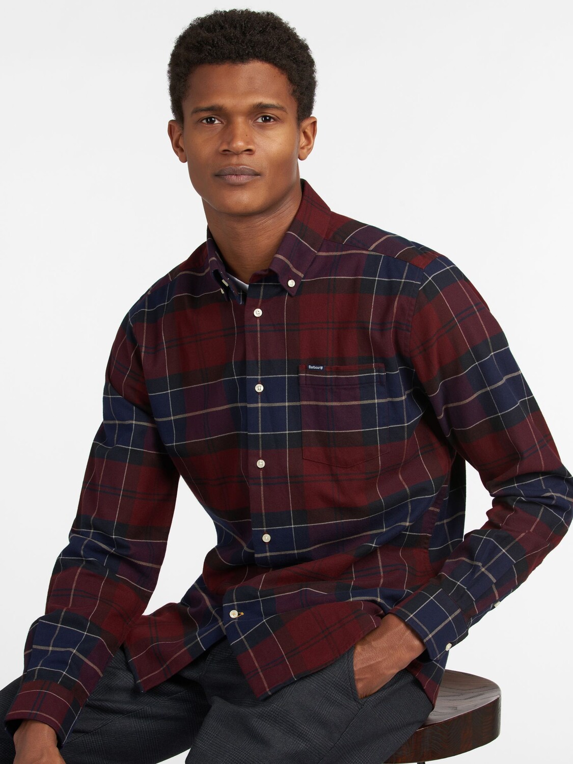 

Рубашка в клетку Barbour Lutsleigh, Мерло