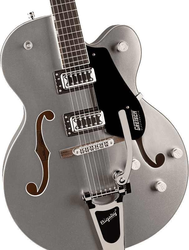 цена Электрогитара Gretsch G5420T Electromatic Classic Hollow Body Single-Cut with Bigsby, Airline Silver